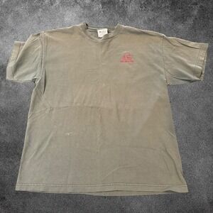 Ducks Unlimited Embroidered T Shirt Mens XL Olive Hunting Outdoor Logo Tee